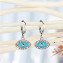 Boucles d'oreilles rondes pour femmes avec pendentif G193 7