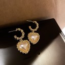 Boucles d'oreilles rondes pour femmes avec pendentif G210 5