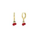 Boucles d'oreilles rondes pour femmes avec pendentif G751 10
