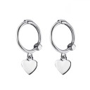 Boucles d'oreilles rondes pour femmes avec pendentif R30 4