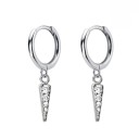 Boucles d'oreilles rondes pour femmes avec pendentif R30 8
