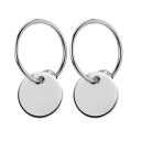 Boucles d'oreilles rondes pour femmes avec pendentif R30 9