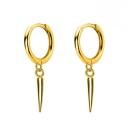 Boucles d'oreilles rondes pour femmes avec pendentif R30 10