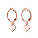 Boucles d'oreilles rondes pour femmes avec pendentif R30 4