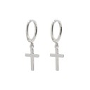 Boucles d'oreilles rondes pour femmes avec pendentifs 18