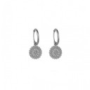 Boucles d'oreilles rondes pour femmes avec pendentifs 25