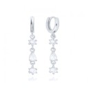 Boucles d'oreilles rondes pour femmes avec pendentifs 26