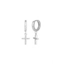 Boucles d'oreilles rondes pour femmes avec pendentifs 3