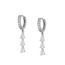 Boucles d'oreilles rondes pour femmes avec pendentifs 8
