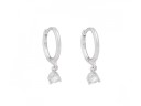 Boucles d'oreilles rondes pour femmes avec pendentifs 9