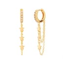 Boucles d'oreilles rondes pour femmes avec pendentifs 20