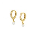 Boucles d'oreilles rondes pour femmes avec pendentifs 6
