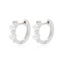 Boucles d'oreilles rondes pour femmes avec pierres 5