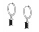 Boucles d'oreilles rondes pour femmes avec pierres 4