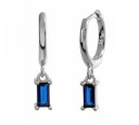 Boucles d'oreilles rondes pour femmes avec pierres 5