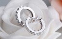 Boucles d'oreilles rondes pour femmes avec pierres 5