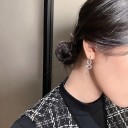 Boucles d'oreilles rondes pour femmes avec serpent 3
