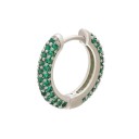 Boucles d'oreilles rondes pour femmes avec zircon 16
