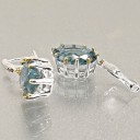 Boucles d'oreilles rondes pour femmes avec zircon 4