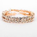 Boucles d'oreilles rondes pour femmes avec zircon 2