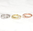 Boucles d'oreilles rondes pour femmes avec zircons G312 3