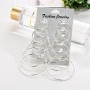 Boucles d'oreilles rondes pour femmes ensemble 2