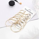 Boucles d'oreilles rondes pour femmes ensemble 1