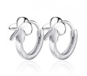 Boucles d'oreilles rondes pour femmes fleur 7