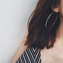 Boucles d'oreilles rondes pour femmes G1035 3