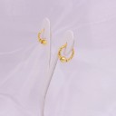 Boucles d'oreilles rondes pour femmes G1037 1
