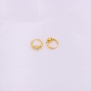 Boucles d'oreilles rondes pour femmes G1037 2