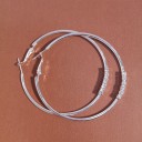 Boucles d'oreilles rondes pour femmes G1049 27