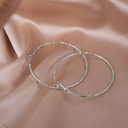 Boucles d'oreilles rondes pour femmes G1049 35