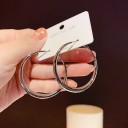 Boucles d'oreilles rondes pour femmes G1049 12
