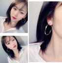 Boucles d'oreilles rondes pour femmes G1049 2