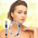 Boucles d'oreilles rondes pour femmes G1087 3