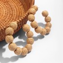 Boucles d'oreilles rondes pour femmes G1137 2
