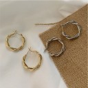 Boucles d'oreilles rondes pour femmes G113 3