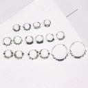 Boucles d'oreilles rondes pour femmes G1156 1