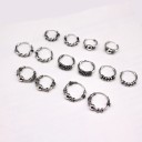 Boucles d'oreilles rondes pour femmes G1156 2