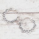 Boucles d'oreilles rondes pour femmes G1188 1