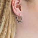 Boucles d'oreilles rondes pour femmes G1188 2