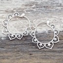 Boucles d'oreilles rondes pour femmes G1188 3