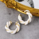 Boucles d'oreilles rondes pour femmes G1192 5
