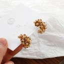 Boucles d'oreilles rondes pour femmes G1214 1