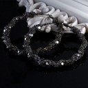 Boucles d'oreilles rondes pour femmes G1238 2
