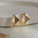 Boucles d'oreilles rondes pour femmes G1243 5
