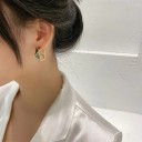 Boucles d'oreilles rondes pour femmes G1243 4