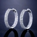 Boucles d'oreilles rondes pour femmes G1246 17