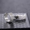Boucles d'oreilles rondes pour femmes G1246 23